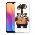 Дизайнерский силиконовый с усиленными углами чехол для Xiaomi RedMi 8A Валли