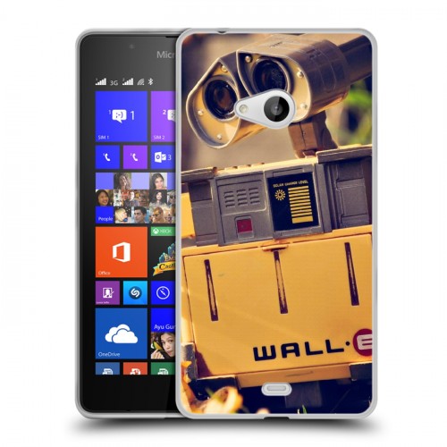 Дизайнерский пластиковый чехол для Microsoft Lumia 540 Валли