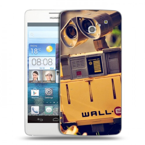 Дизайнерский пластиковый чехол для Huawei Ascend D2 Валли