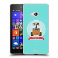 Дизайнерский пластиковый чехол для Microsoft Lumia 540 Валли