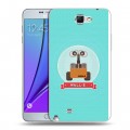 Дизайнерский пластиковый чехол для Samsung Galaxy Note 2 Валли