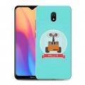 Дизайнерский силиконовый с усиленными углами чехол для Xiaomi RedMi 8A Валли