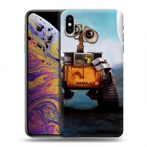 Дизайнерский силиконовый чехол для Iphone Xs Max Валли