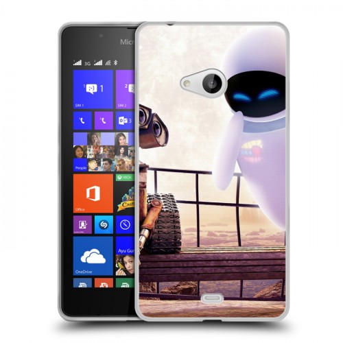 Дизайнерский пластиковый чехол для Microsoft Lumia 540 Валли