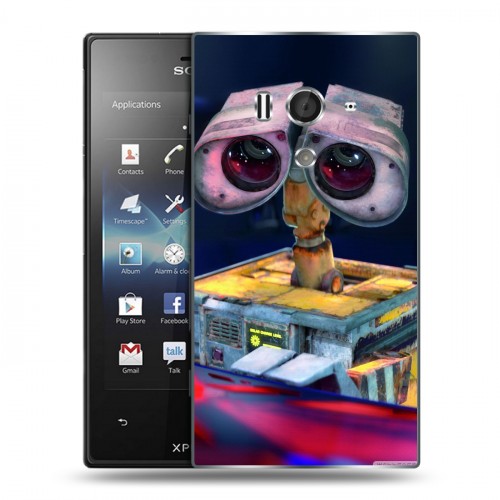 Дизайнерский пластиковый чехол для Sony Xperia acro S Валли