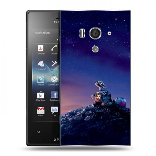 Дизайнерский пластиковый чехол для Sony Xperia acro S Валли