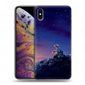 Дизайнерский силиконовый чехол для Iphone Xs Max Валли