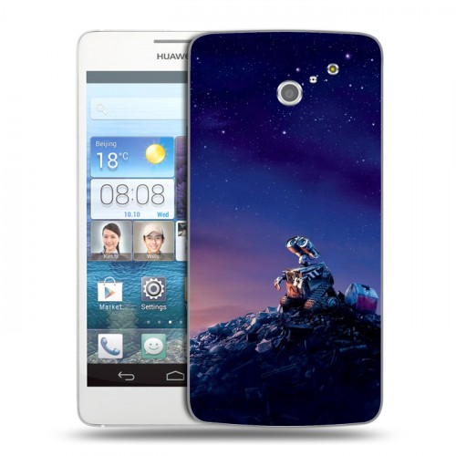 Дизайнерский пластиковый чехол для Huawei Ascend D2 Валли