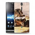 Дизайнерский пластиковый чехол для Sony Xperia S Валли