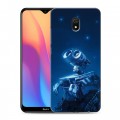 Дизайнерский силиконовый с усиленными углами чехол для Xiaomi RedMi 8A Валли