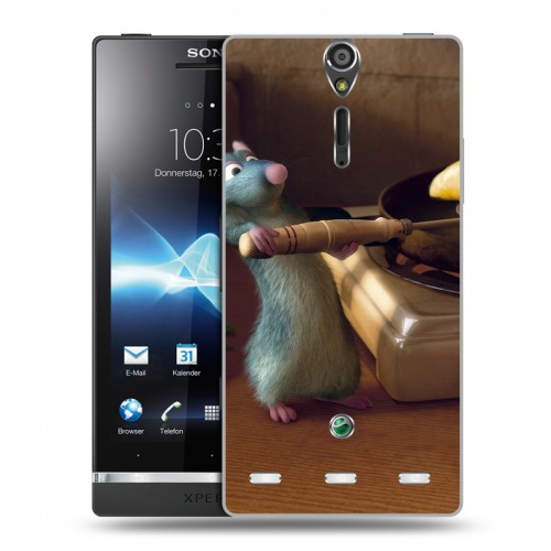 Дизайнерский пластиковый чехол для Sony Xperia S Рататуй