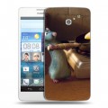 Дизайнерский пластиковый чехол для Huawei Ascend D2 Рататуй