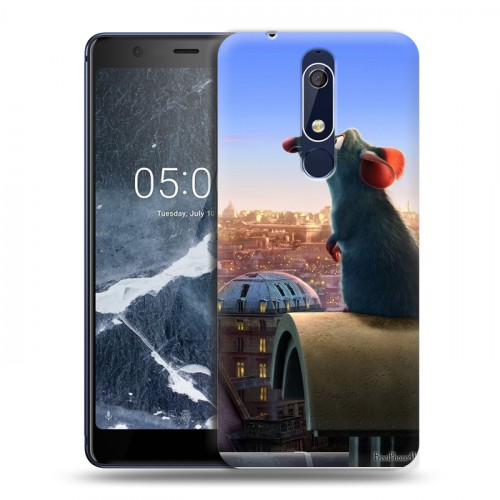 Дизайнерский пластиковый чехол для Nokia 5.1 Рататуй