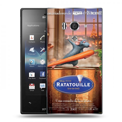 Дизайнерский пластиковый чехол для Sony Xperia acro S Рататуй