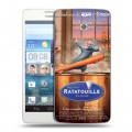 Дизайнерский пластиковый чехол для Huawei Ascend D2 Рататуй