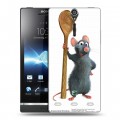 Дизайнерский пластиковый чехол для Sony Xperia S Рататуй