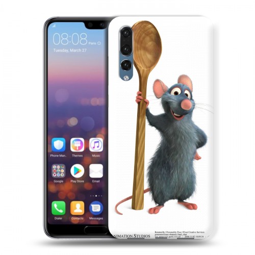 Дизайнерский пластиковый чехол для Huawei P20 Pro Рататуй