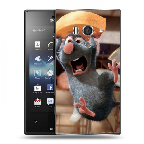 Дизайнерский пластиковый чехол для Sony Xperia acro S Рататуй