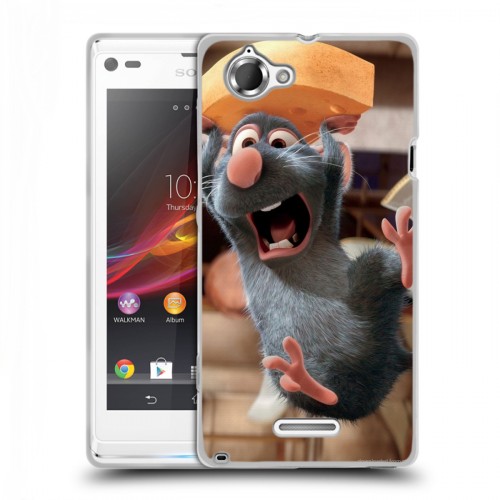 Дизайнерский пластиковый чехол для Sony Xperia L Рататуй