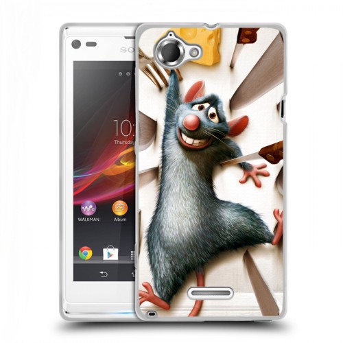 Дизайнерский пластиковый чехол для Sony Xperia L Рататуй