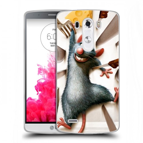 Дизайнерский пластиковый чехол для LG G3 (Dual-LTE) Рататуй