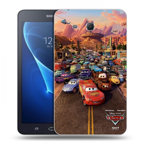 Дизайнерский силиконовый чехол для Samsung Galaxy Tab A 7 (2016) Тачки