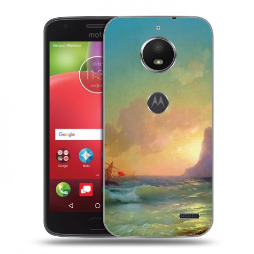 Дизайнерский пластиковый чехол для Motorola Moto E4