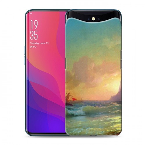 Дизайнерский силиконовый чехол для OPPO Find X