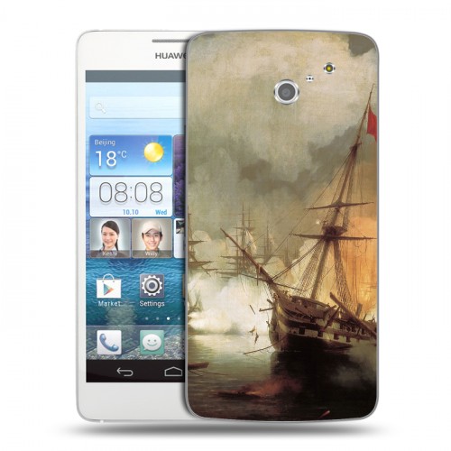 Дизайнерский пластиковый чехол для Huawei Ascend D2