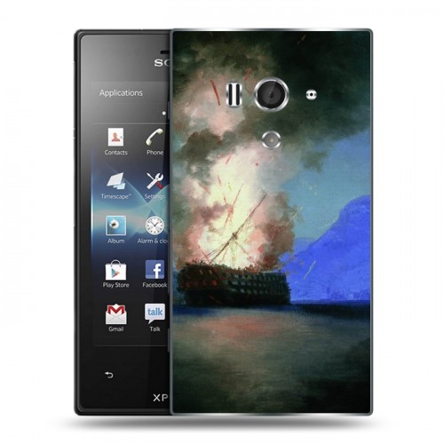 Дизайнерский пластиковый чехол для Sony Xperia acro S