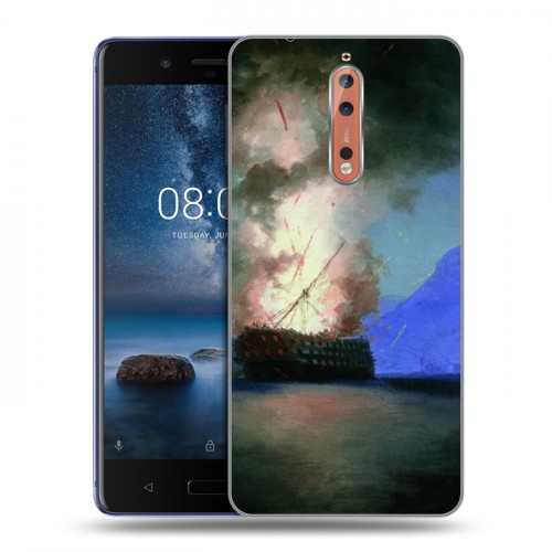 Дизайнерский пластиковый чехол для Nokia 8