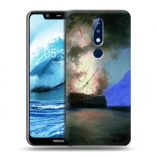 Дизайнерский силиконовый чехол для Nokia 5.1 Plus