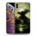 Дизайнерский силиконовый чехол для Iphone Xs Max