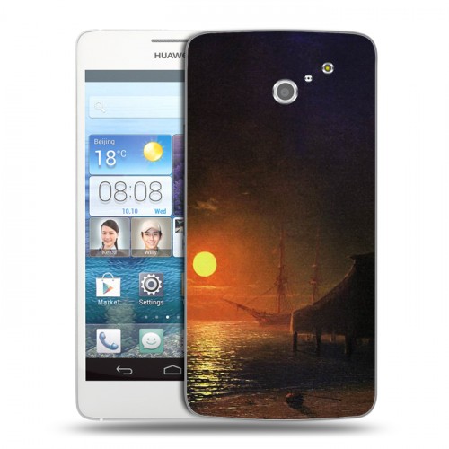 Дизайнерский пластиковый чехол для Huawei Ascend D2