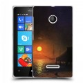 Дизайнерский пластиковый чехол для Microsoft Lumia 435