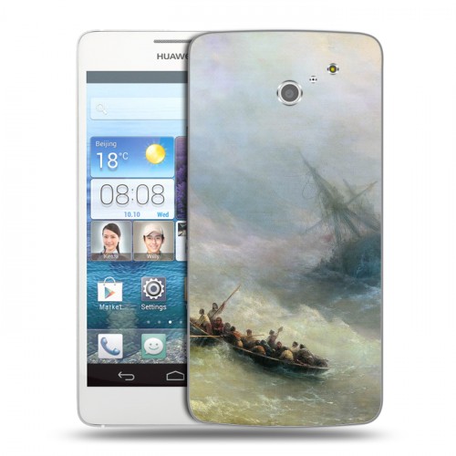 Дизайнерский пластиковый чехол для Huawei Ascend D2