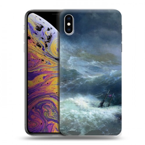 Дизайнерский силиконовый чехол для Iphone Xs Max