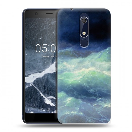 Дизайнерский пластиковый чехол для Nokia 5.1