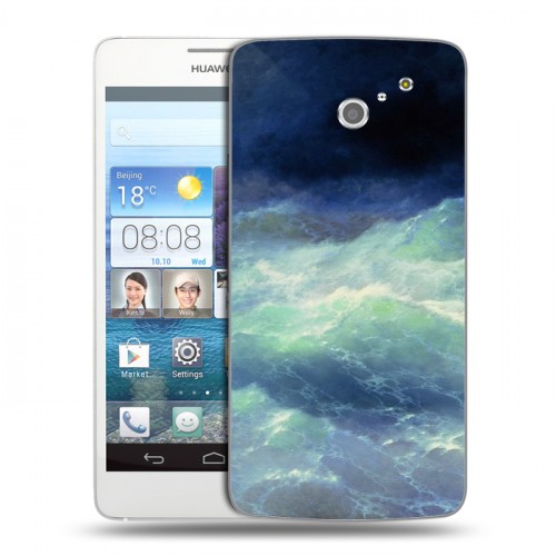 Дизайнерский пластиковый чехол для Huawei Ascend D2