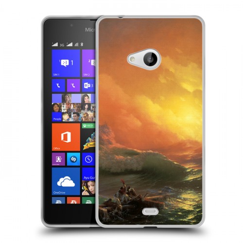 Дизайнерский пластиковый чехол для Microsoft Lumia 540