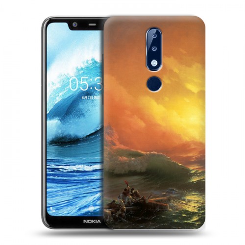 Дизайнерский силиконовый чехол для Nokia 5.1 Plus