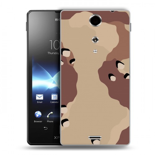 Дизайнерский пластиковый чехол для Sony Xperia TX Камуфляжи