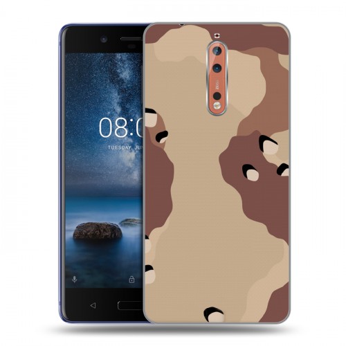 Дизайнерский пластиковый чехол для Nokia 8 Камуфляжи