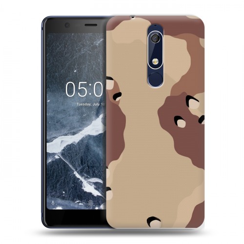 Дизайнерский пластиковый чехол для Nokia 5.1 Камуфляжи