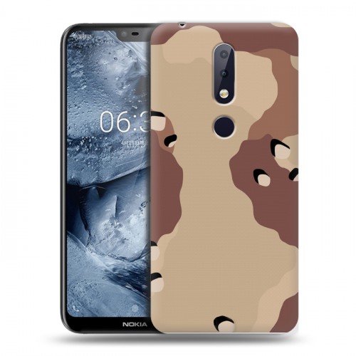 Дизайнерский силиконовый чехол для Nokia 6.1 Plus Камуфляжи