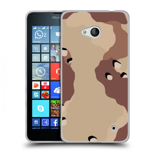 Дизайнерский пластиковый чехол для Microsoft Lumia 640 Камуфляжи