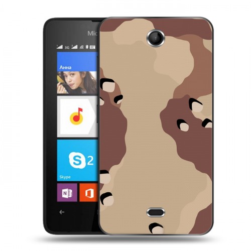 Дизайнерский силиконовый чехол для Microsoft Lumia 430 Dual SIM Камуфляжи