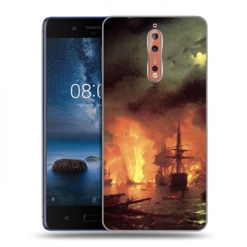 Дизайнерский пластиковый чехол для Nokia 8