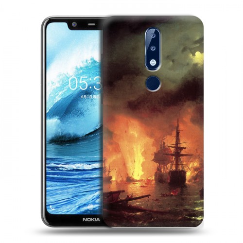 Дизайнерский силиконовый чехол для Nokia 5.1 Plus