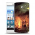 Дизайнерский пластиковый чехол для Huawei Ascend D2